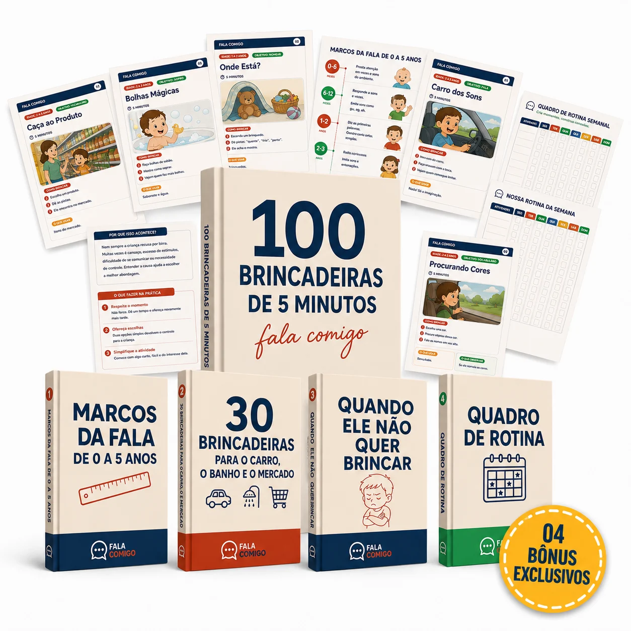 Plano completo: brincadeiras + 4 bônus